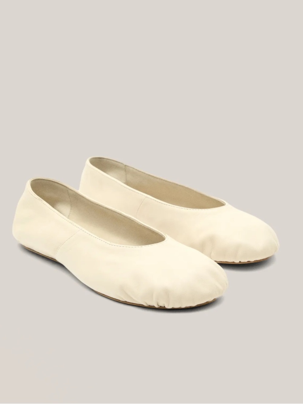 Massimo Dutti NWT SOFT LEATHER BALLET FLATS - LIMITED EDITION 1578/757